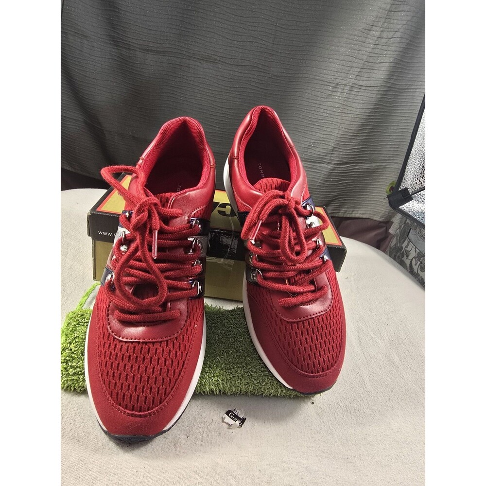 TOMMY HILFIGER RHENA RED WOMENS SNEAKER TWRHENA RED Sz 6 - Picture 8 of 15